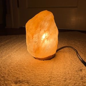 Salt rock lamp